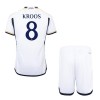 Original Trikotsatz Real Madrid Kroos 8 Heimtrikot 2023-24 Für Kinder